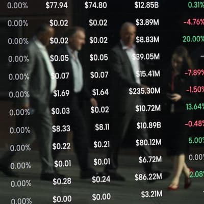 Australian shares fall, dragged lower by NAB and BHP