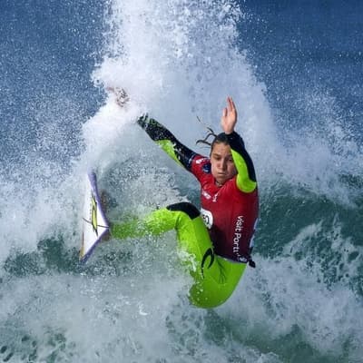 Aussie surf champ brings down Canadian teen tyro