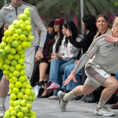 Fashion is serving at Australian Open runway show