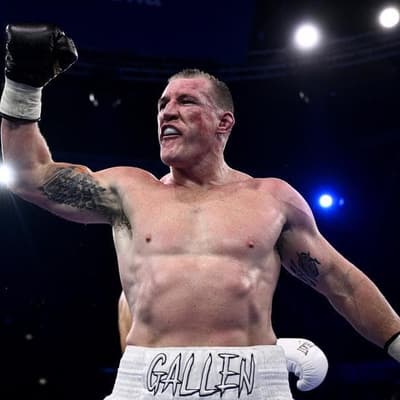 'She's not happy': wife irked about Gallen boxing again