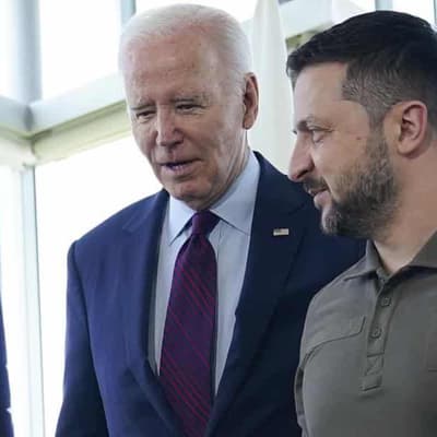 Leaders at G7 summit offer Ukraine long-term support