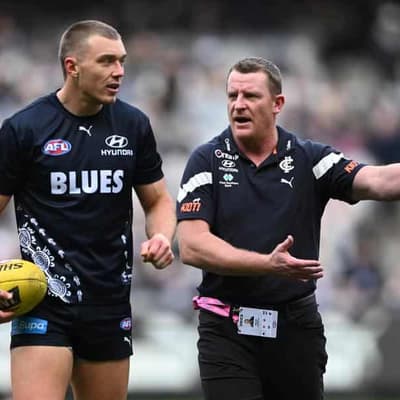 Carlton president moves to ease pressure on Voss