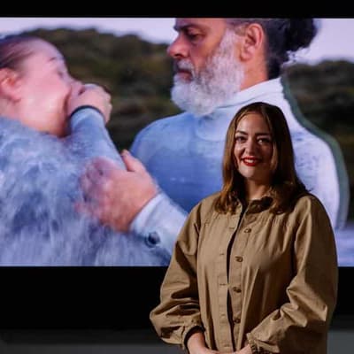 Artist dunked in freezing water wins Ramsay Prize