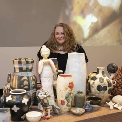 Life of making and collecting displayed in ceramic show