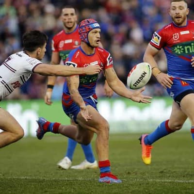 Ponga bounces back from blows, blemishes in Knights win