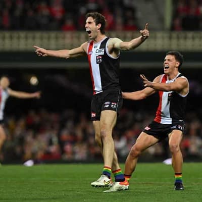 Saints overrun Swans to spoil Franklin celebration