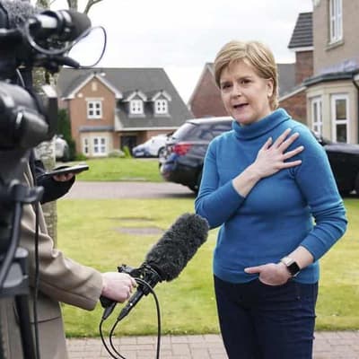Scottish leader won't suspend Sturgeon after arrest