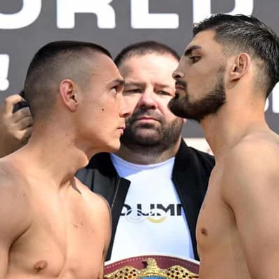 Tszyu's final warning to Ocampo after fiery weigh-in