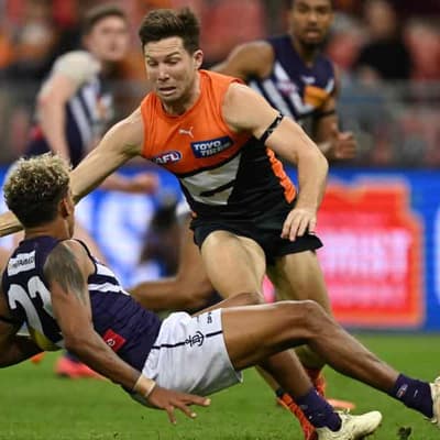 Greene stars, Giants stun Dockers in AFL thumping