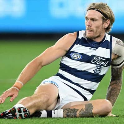 Stewart fined by AFL over shove on injured Viney