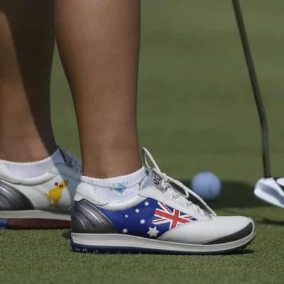 Australian Kirsten Rudgeley in contention at LET event