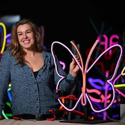 Neon glow lights up the familiar and makes it art