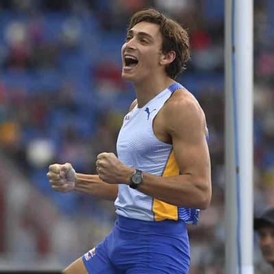Marschall second as Duplantis sets new pole vault mark