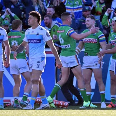 Canberra hold off Titans, move to fifth on NRL ladder