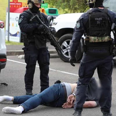 Two men charged after $6m meth seizure on Sydney street