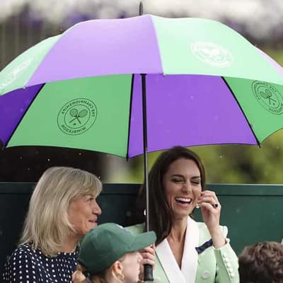 Aussie Saville gets royal visitor in Wimbledon wash-out