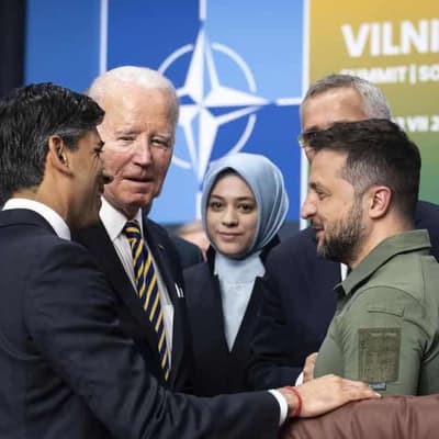 NATO offers Ukraine security on the path to membership