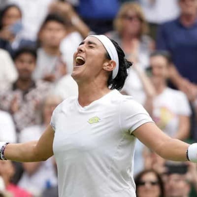 Ons Jabeur knocks out champion Rybakina at Wimbledon