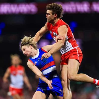 Swans' Dane Rampe banned over off-the-ball bump
