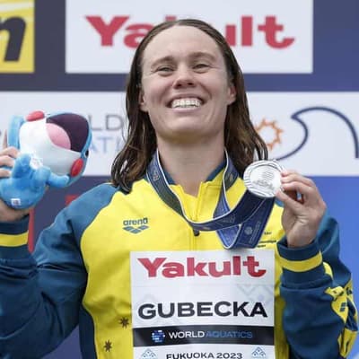 Gubecka wins 10km open water silver medal in Fukuoka