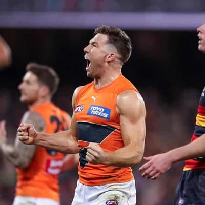 GWS stun Adelaide in massive boost to AFL finals hopes