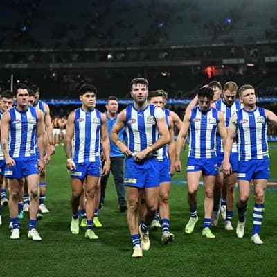 Kangaroos weigh up AFL help after Hawks hiding