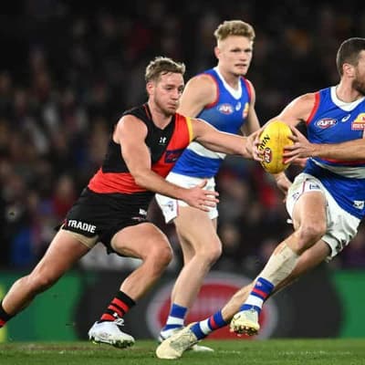 Bulldogs surge to vital AFL win over Essendon