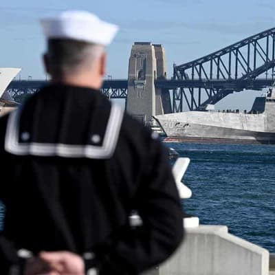 All aboard as US warship is commissioned down under