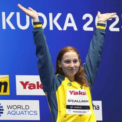 O'Callaghan wins 100 free, creates world title history