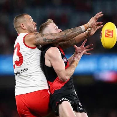 Franklin injured as Swans hold off Bombers in classic