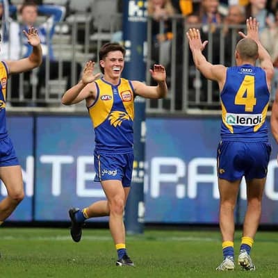 Kangaroos rue late miss as Eagles win by five points