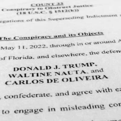 Trump pleads not guilty to three new document charges
