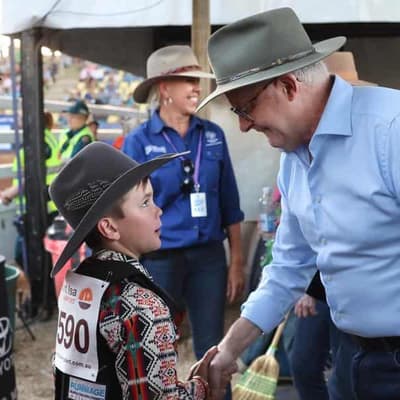 Cowboy rising star wins over the Prime Minister