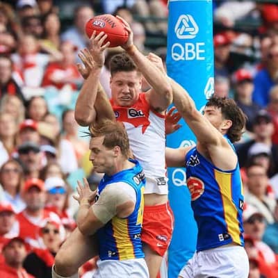 Swans run over Suns to climb into AFL top eight