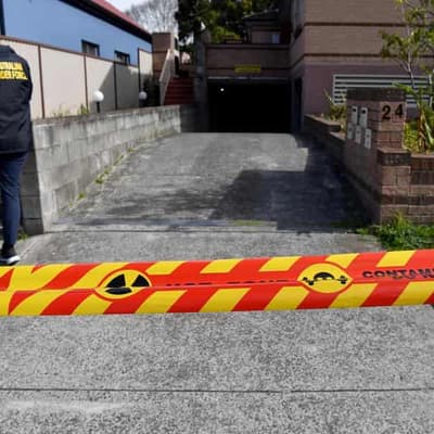 Airport worker questioned over radioactive isotopes