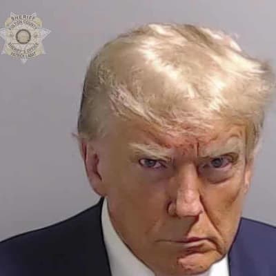 Trump's mugshot released after booking in Atlanta