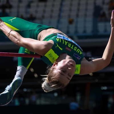 Patterson, Olyslagers through to world high jump final