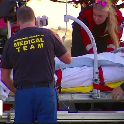 Shark victim stable but with 'life-changing' injuries