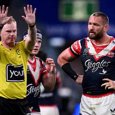 JWH's headbutt and Manu injury give Roosters nervy wait