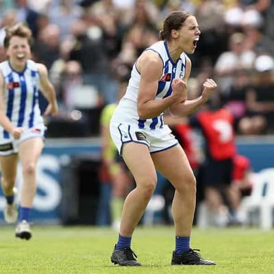 Garner leads Kangaroos to big AFLW win over Saints