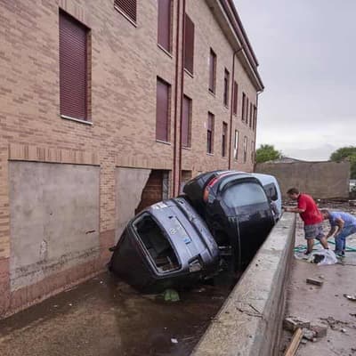 Five dead, three missing after storms damage Spain