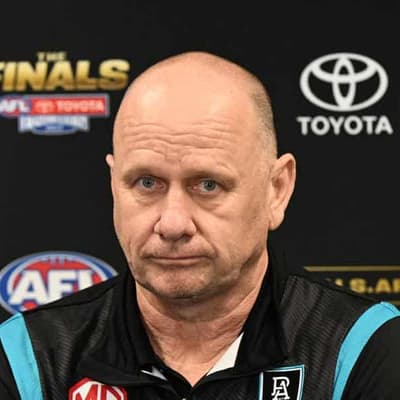 Port coach Hinkley ready for scrutiny after finals flop