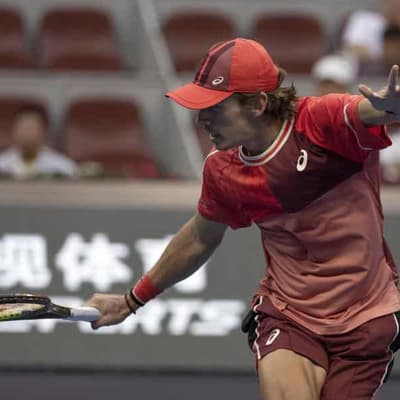 De Minaur hailed by Medvedev after Aussie's China loss