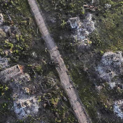 Russia says it has foiled a major Ukraine drone attack