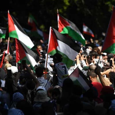 Premier to leave pro-Palestine protests in police hands