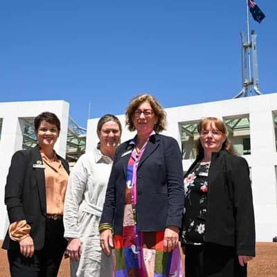 Remote families take to Canberra over cost of education