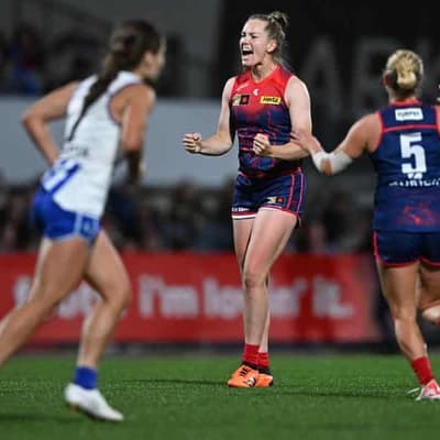 Demons quash Kangaroos to go top of AFLW ladder
