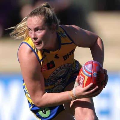 Eagles pull off upset win against Bombers in AFLW