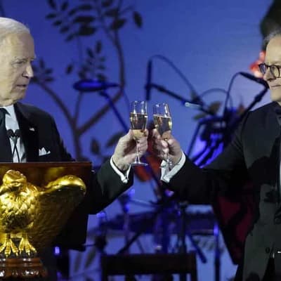 'No greater friend': Albanese, Biden toast alliance