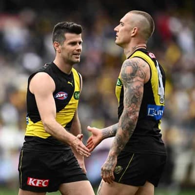 Richmond great Cotchin in dark spot before flag feats